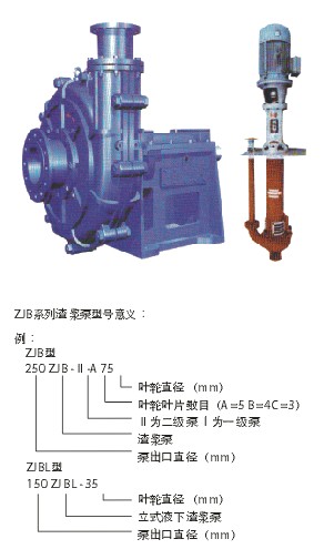 zjb系列渣浆泵产品图片